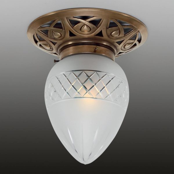 Berliner Messinglampen Pauline – petit plafonnier en laiton Berliner Messinglampen