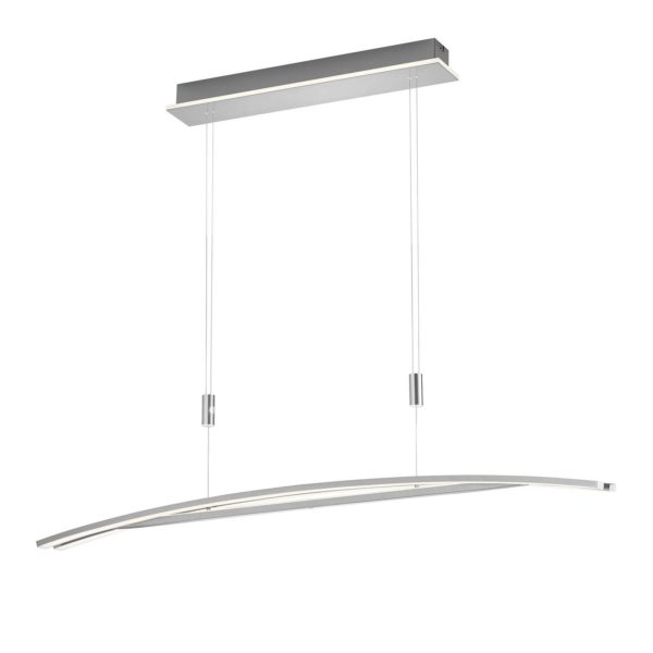 HELL Suspension linéaire LED Sam, nickel HELL