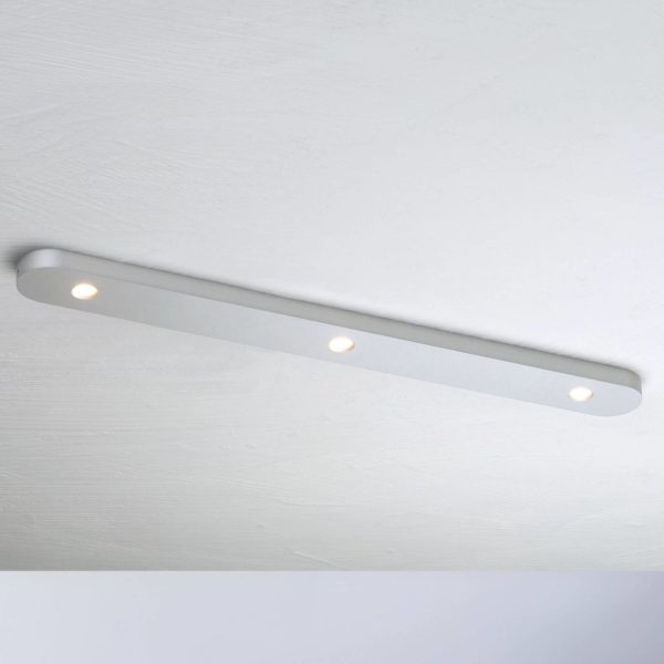 Bopp Close plafonnier LED à 3 lampes aluminium BOPP