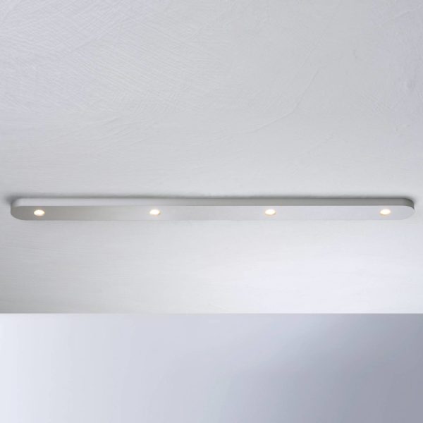 Bopp Close plafonnier LED à 4 lampes, aluminium BOPP