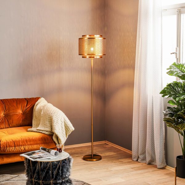 By Rydéns Hermine lampadaire, laiton By Rydéns