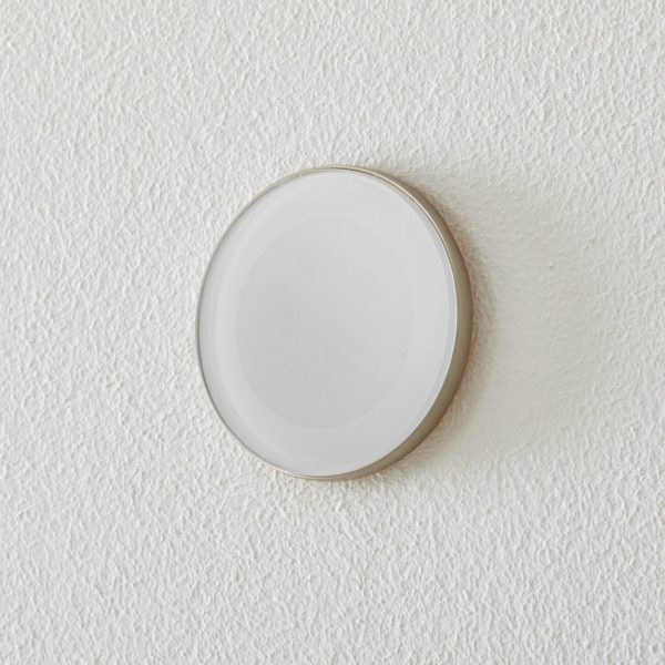 BEGA Accenta encastré mural rond anneau inox 160lm BEGA