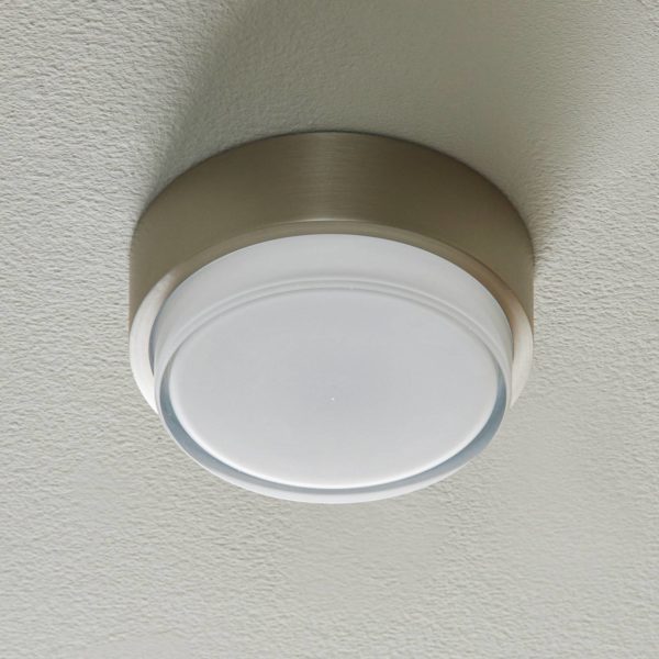 BEGA 50535 plafonnier LED 930 acier inox Ø15,5 cm BEGA