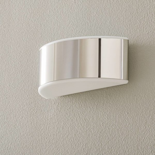 BEGA Prima applique cache acier poli 25,4 cm BEGA