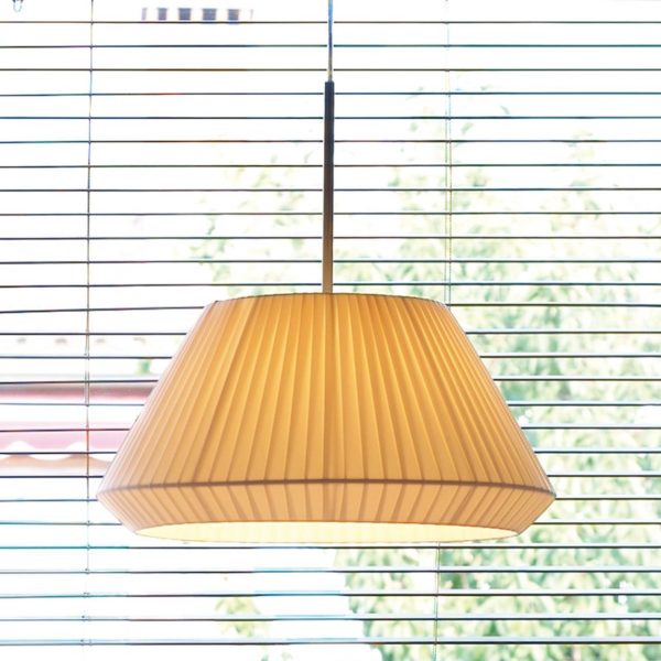 Bover Mei 38 – suspension en tissu ronde, crème Bover