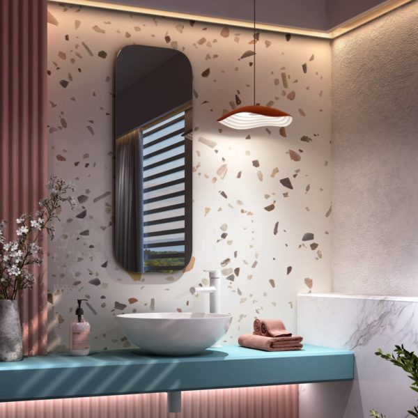 Bover Valentina S24 suspension terracotta/blanche Bover