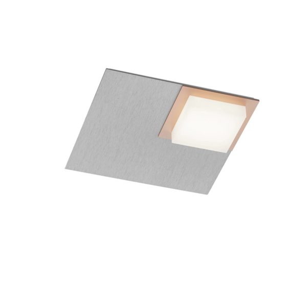 BANKAMP Quadro plafonnier LED 8 W argenté BANKAMP