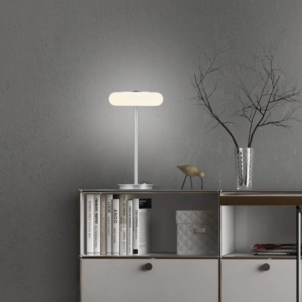 BANKAMP Centa lampe à poser LED, nickel BANKAMP