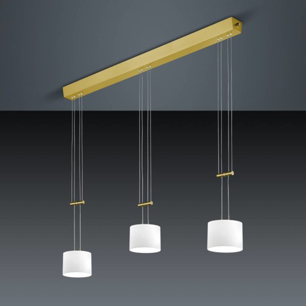 BANKAMP Grazia suspension ZigBee 3l longue laiton BANKAMP