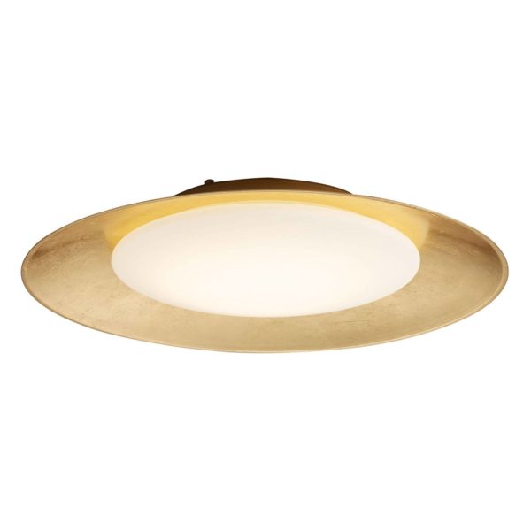 BANKAMP Cover plafonnier LED Ø41cm doré BANKAMP