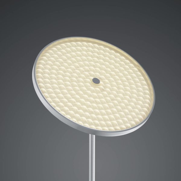 BANKAMP Solid lampadaire LED nickel/chromé BANKAMP