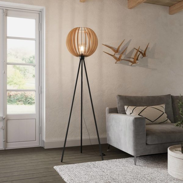 Envostar Clay lampadaire, métal/bouleau Envostar