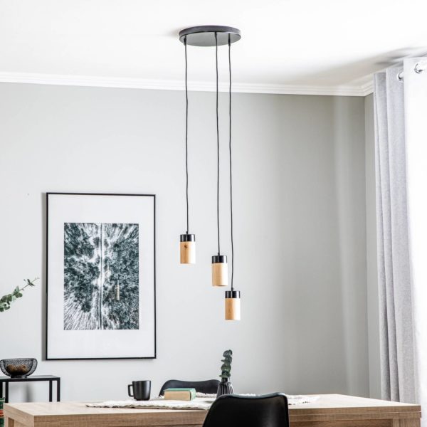 Envostar Plain suspension, à 3 lampes, ronde Envostar
