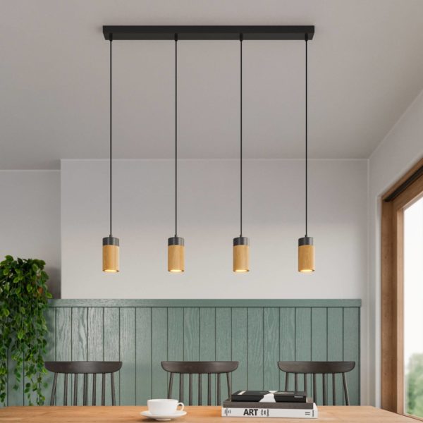 Envostar Plain suspension, à quatre lampes Envostar