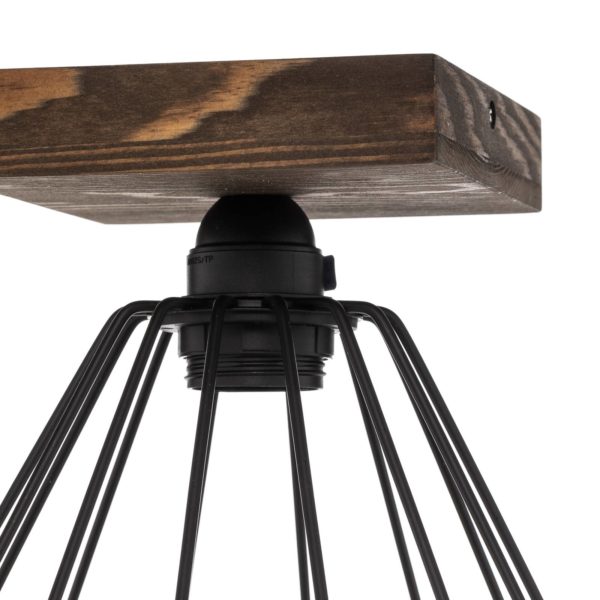Envostar Various plafonnier 1 lampe pin foncé Envostar