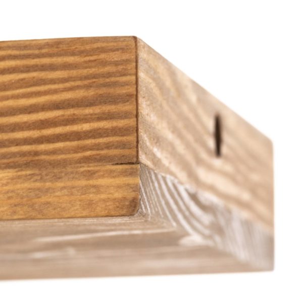 Envostar Various plafonnier 1 lampe, pin naturel Envostar