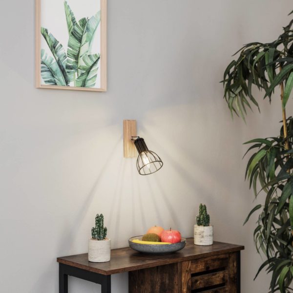 Envostar Aria applique chêne huilé, 1 lampe Envostar