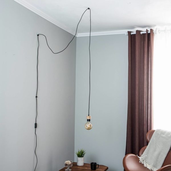 Envostar Merlo suspension avec prise, 1 lampe Envostar