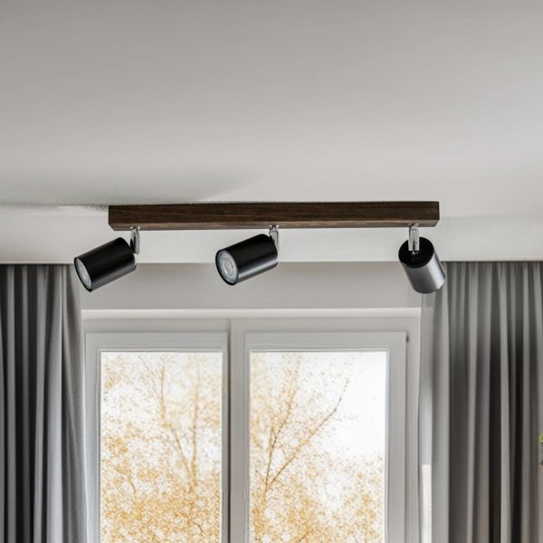 Envostar Alara spot à 3 lampes pin noyer Envostar