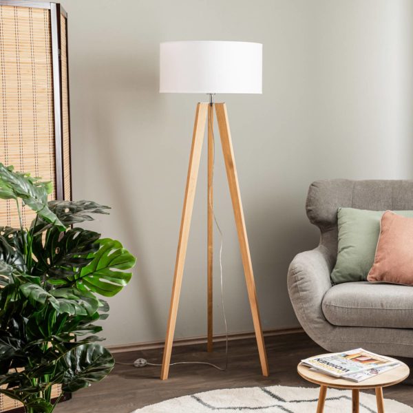 Envostar Junus Lampadaire tripode pin brun Envostar