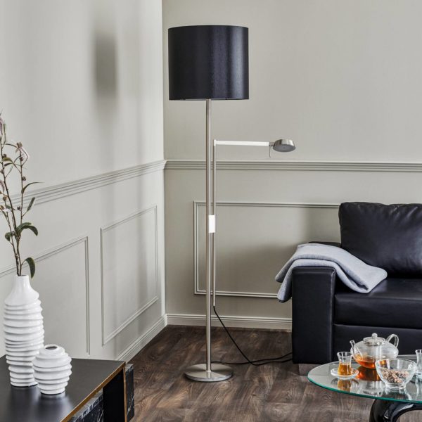 Rothfels Phelandis Lampadaire liseuse nickel Rothfels
