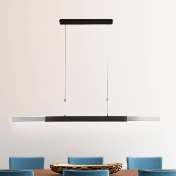 B+M LEUCHTEN Move suspension LED, noire/nickel B+M LEUCHTEN