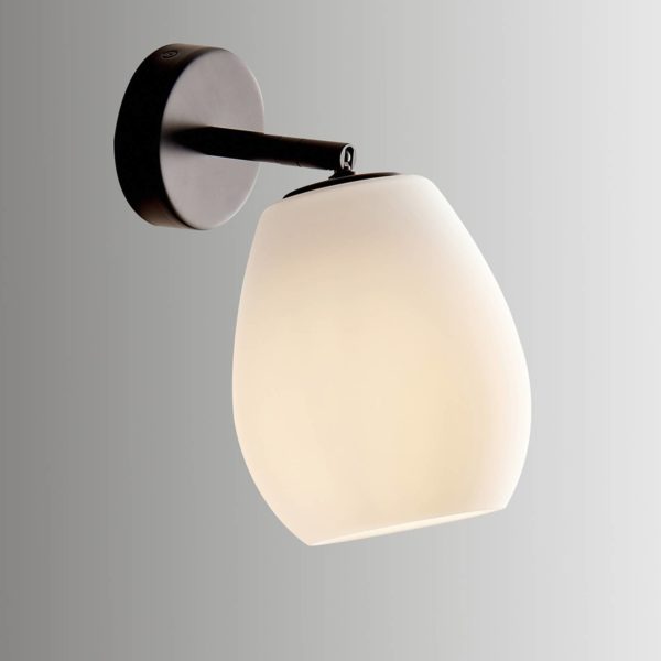 Casablanca Bagan – applique réglable, blanc opale Casablanca
