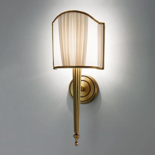 Cremasco Applique Belle Époque en laiton vieilli Cremasco
