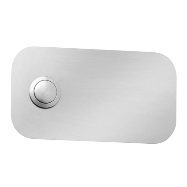 CMD Plaque de sonnette rectangulaire en inox CMD