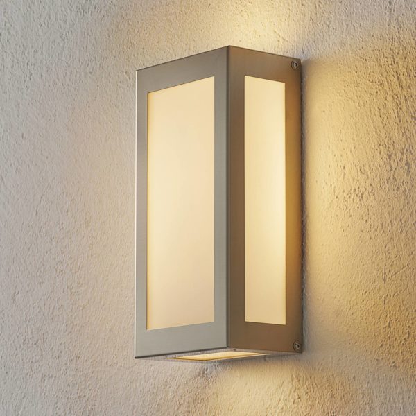 CMD Applique d’extérieur LED à capteur Aqua Rain, inox CMD