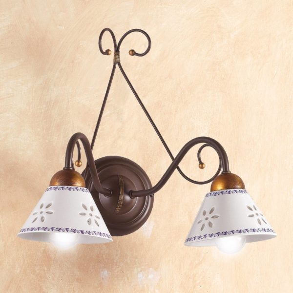 Ceramiche Applique 2 lampes LIBERTY Ceramiche