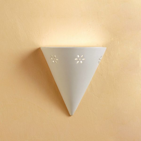 Ceramiche Belle applique Ciomo en céramique blanche Ceramiche