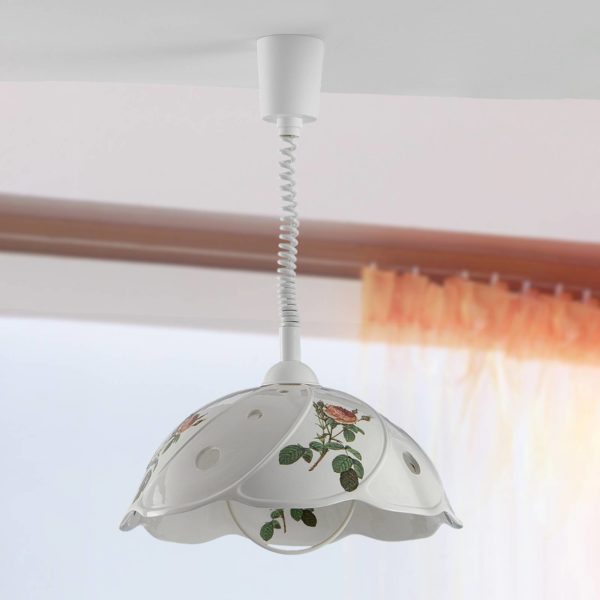 Ceramiche Suspension pratique ROSA avec câble enrouleur Ceramiche