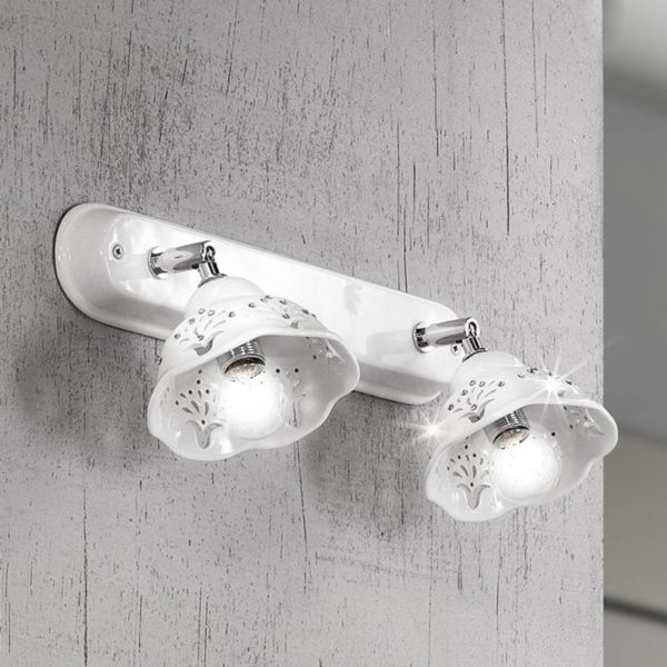 Ceramiche Applique Guiliano en céramique et déco en cristal Ceramiche