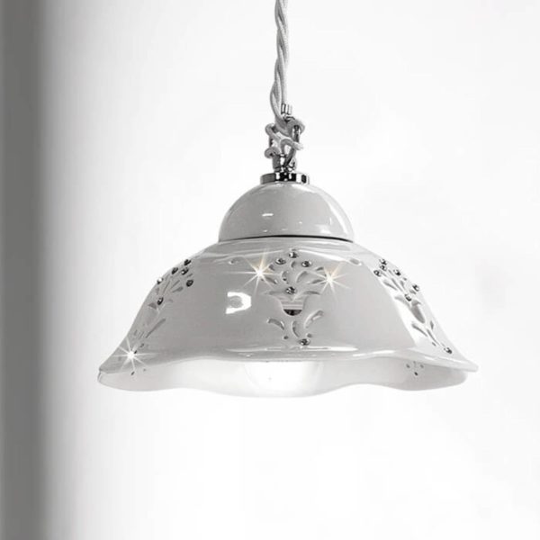 Ceramiche Suspension Guiliano, abat-jour céramique, 20,5 cm Ceramiche