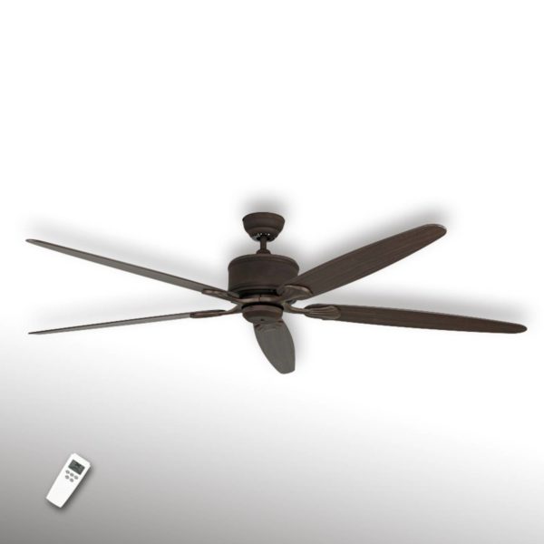 CasaFan Ventilateur de plafond Eci Elements, 5 pales, brun CASAFAN