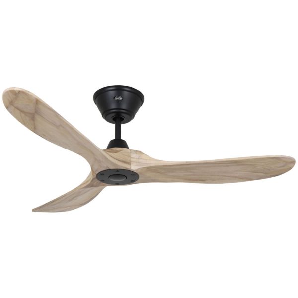 CasaFan Ventilateur Eco Genuino 122 noir/bois clair CASAFAN