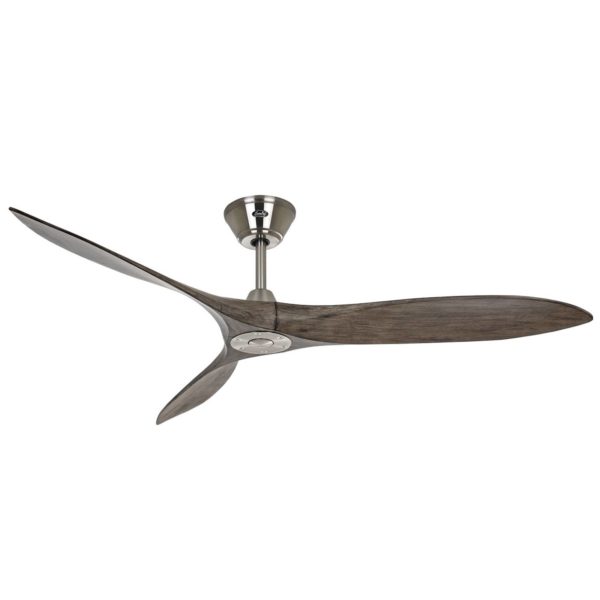 CasaFan Ventilateur de plafond Eco Airscrew 152 cm chromé CASAFAN