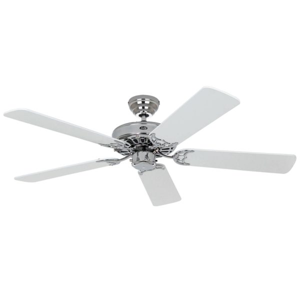 CasaFan Ventilateur Classic Royal 132 chromé/blanc-gris CASAFAN