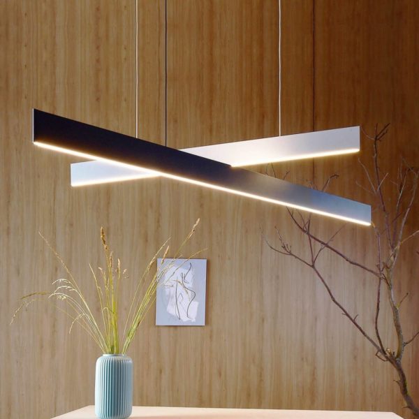Deko-Light Suspension LED Apollon, longueur 146cm, blanc Deko-Light