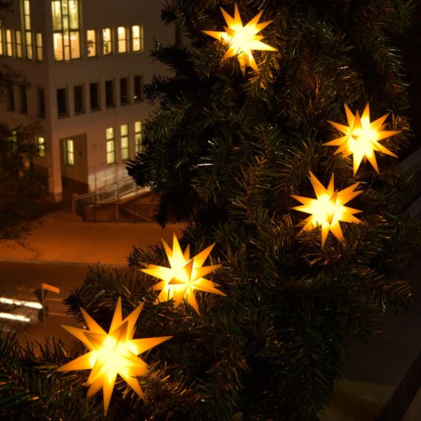 STERNTALER Guirlande lumineuse LED 9 étoiles extérieur jaune Sterntaler
