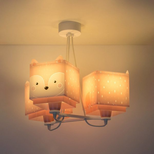 Dalber Suspension pour enfant Little Fox, 3 lampes Dalber