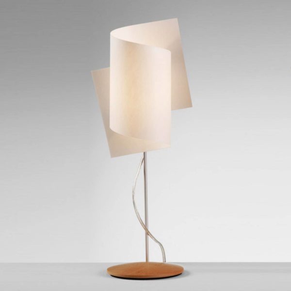 Domus Lampe à poser Loop, hêtre Domus