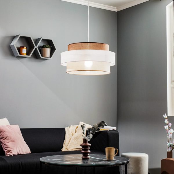 Duolla Suspension Space, blanche/beige/brune Duolla