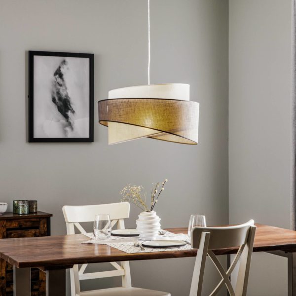Duolla Suspension Brooklyn, gris graphite/blanc Duolla