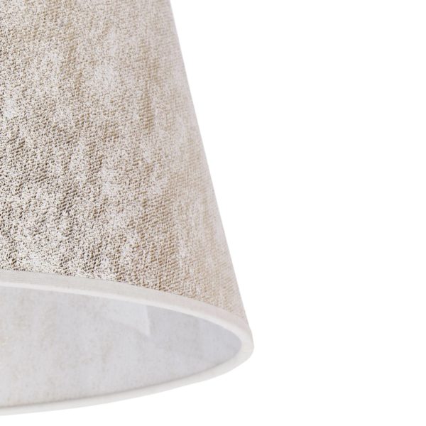 Duolla Abat-jour Cone hauteur 18 cm, doré métallisé Duolla