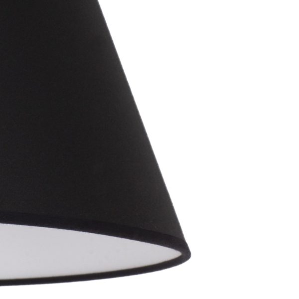 Duolla Abat-jour Sofia hauteur 31 cm, noir/blanc Duolla