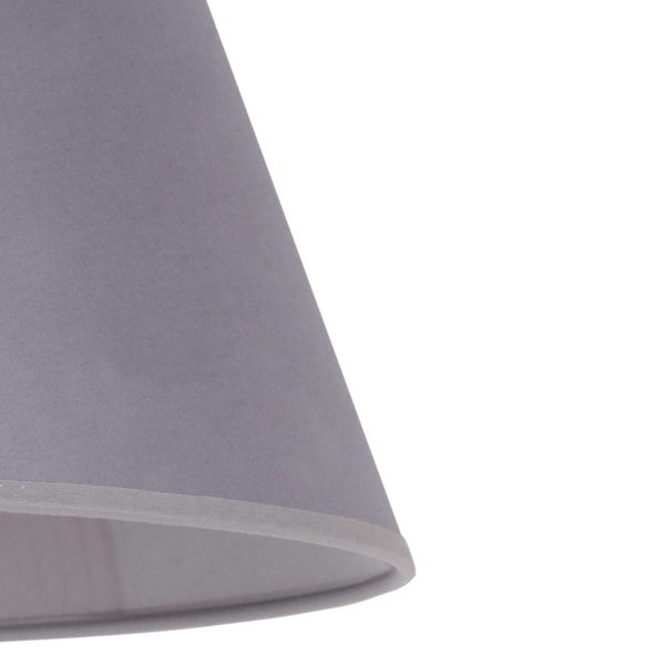 Duolla Abat-jour Sofia hauteur 31 cm, gris/blanc Duolla