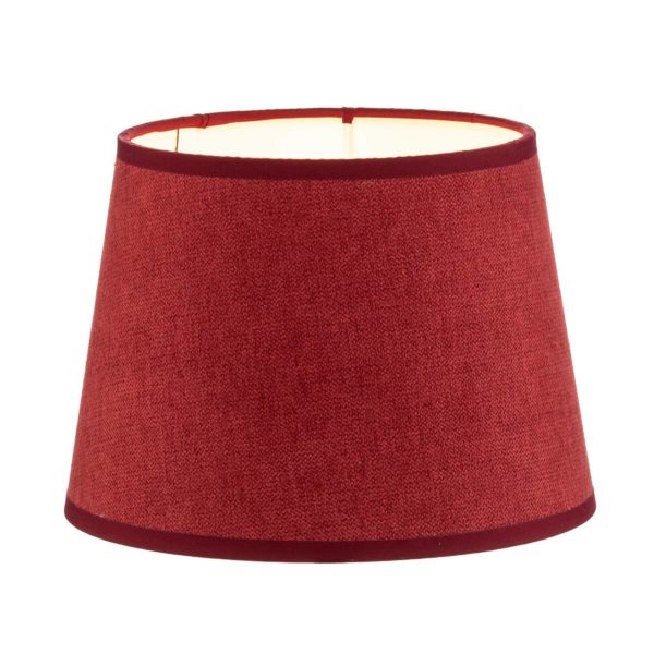 Duolla Abat-jour Classic S, tissé, rouge Duolla