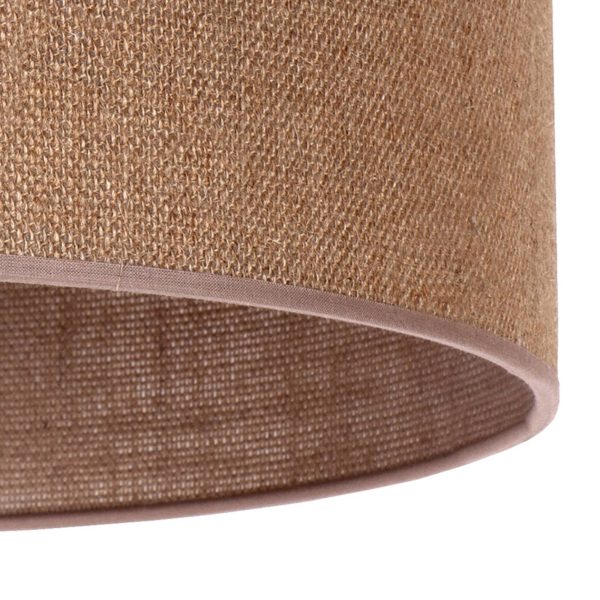 Duolla Abat-jour Roller, brun clair, Ø 50cm, H 24cm Duolla